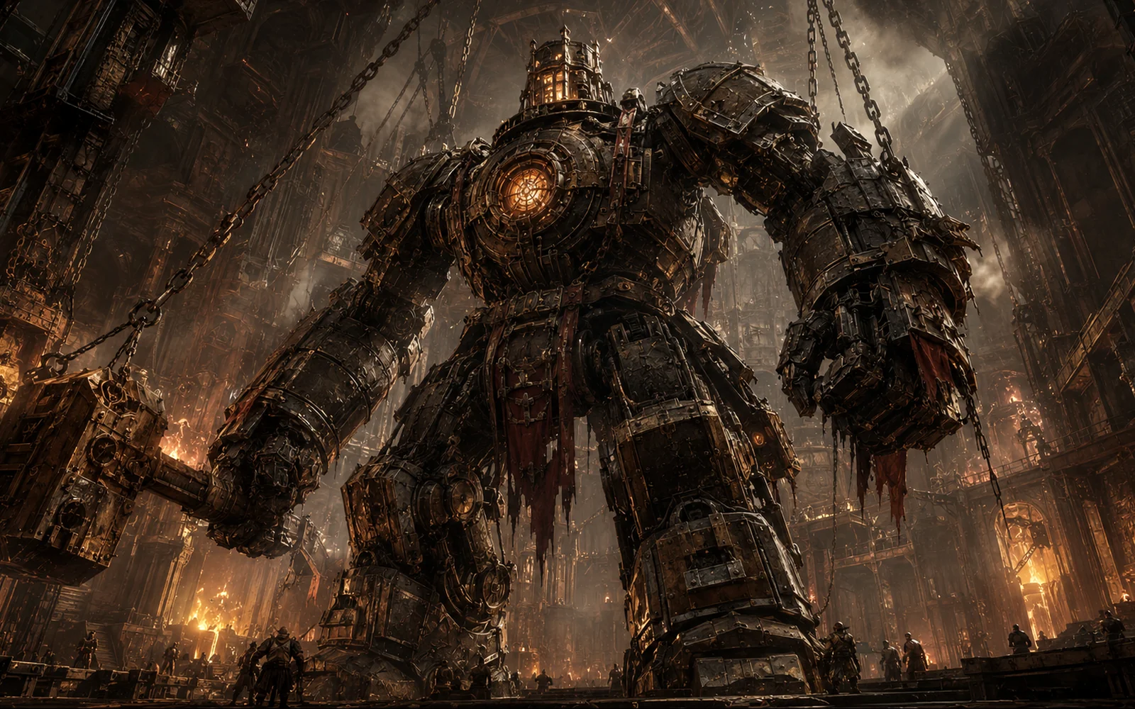 Concordance Engine colossal machine artwork